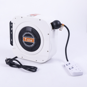 Enrouleur de câble rétractable électrique automatique 10-20M, outil pneumatique monté au plafond, enrouleur de cordon de câble - Product Image 6