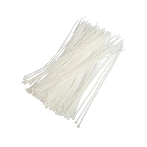 เคเบิ้ลไทร์ 8x300 มม. ไนลอนล็อคตัวเองได้ สีขาว สีดำ 200 ชิ้น - Product Image 1