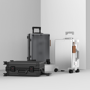 Luxury Modern All Aluminum Carry-On <strong>Luggage</strong> with Durable Alloy Frame TSA Lock Spinner Wheels Waterproof Design - Product Image 2