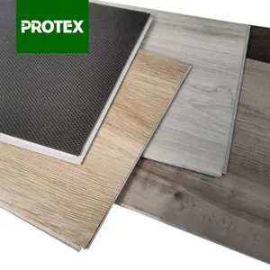 China Manufacturer 4mm 5mm 6mm 8mm Spc Vinyl Flooring Plank Waterproof Rigid Core PVC Plastic Click Lock With Ixpe Underlay