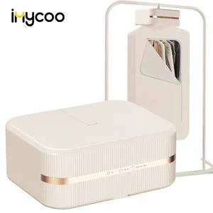 Imycoo เครื่องอบผ้าไฟฟ้าอัจฉริยะแบบพับได้, เครื่องอบแห้งเสื้อผ้าในร่มแบบพกพาสำหรับบ้านและโรงแรม