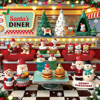 Japanse stijl Fairy Cat harsbeeldje DIY handgeschilderde ornamenten Dagelijkse en kerstcadeaus Tafeldecoraties Voertuigornamenten