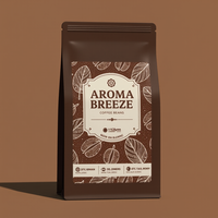 Emballage Bolsa 250g 500g 1lb pochettes personnalisées bloc fond côté soufflet sac sacs de café avec valve
