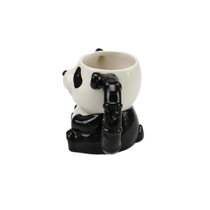 Mug en céramique 3D personnalisé en gros, motif <span class=keywords><strong>panda</strong></span>, avec poignée en bambou, tasse à café, cadeau souvenir - Product Image 3