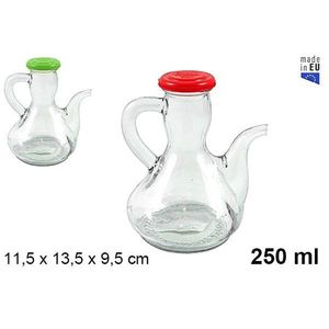 Dispensador de Aceite Arcuzoa Moderno de 250 ml con Botella de Almacenamiento de 1/4 L y Tapa para Guardar y Servir Condimentos - Product Image 1