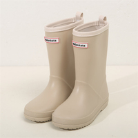 Bottes de pluie Design mignon dernière impression PVC enfants fille grande vente Gumboots vente en gros Bottes de pluie chaussures antidérapantes pour enfants