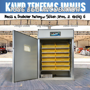Nhà Máy Bán Hàng Trực Tiếp Chất Lượng Cao 1056 Tự Động Gà Trứng Lồng Ấp Nở Chim Vịt Chim Cút Chim Bò Sát Thổ Nhĩ Kỳ Nuôi Mới 93-98% - Product Image 6