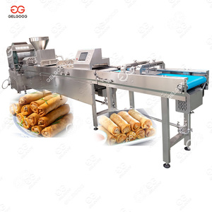 Máquina automática para hacer rollitos de huevo, relleno de carne para rollitos primavera, máquina para hacer rollitos primavera chinos, máquina para hacer rollitos de huevo filipinos - Product Image 5