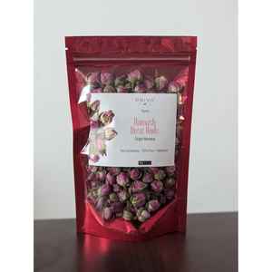 Té de Pétalos de Rosa Marroquí Orgánico, Favorece una Piel Clara, la Digestión y el Alivio del Estrés de Forma Natural para Mujeres, Todo Tipo de Piel - Product Image 1