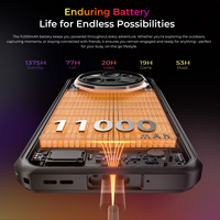Nouveau téléphone robuste OUKITEL WP55 avec imagerie thermique, 11000 mAh, 5G, appareil photo 108 MP, 12 Go de RAM, 512 Go de ROM, étanche IP68