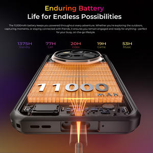 هاتف OUKITEL WP55 الجديد فائق المتانة مع تصوير حراري، بطارية 11000 مللي أمبير، شبكة الجيل الخامس، كاميرا 108 ميجابكسل، ذاكرة وصول عشوائي 12 جيجابايت، ذاكرة تخزين 512 جيجابايت، مقاوم للماء بمعيار IP68 - Product Image 5