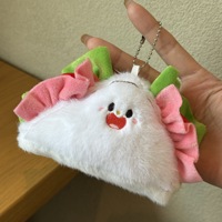 Woodfield Funny Food – Jouet en peluche rembourré en coton PP, pendentif hamburger, frites, biscuit, gâteau, breloque de sac dessin animé, petite poupée pain, unisexe