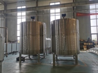 Grands cuves de fermentation de vin d'acier inoxydable capacité 10000l-20000l avec le récipient à pression et la pompe pour le traitement de bière