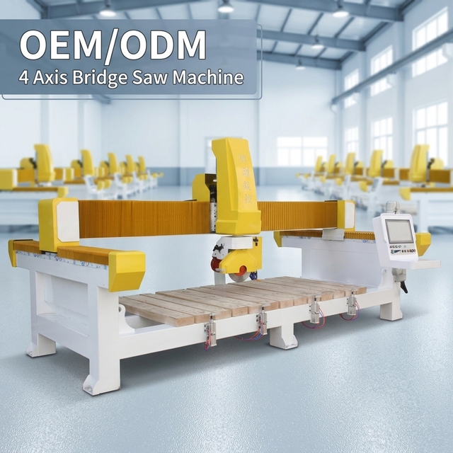 Precision 4+1 Axis Bridge Machine Guide Rail and Servo Motor Ensure Accurate and Consistent Cutting Dimensions