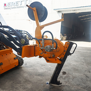 Derette Mini Skid Stuur Drt450 Groothandelsprijs Met Trillingsploegbevestiging Compacte Crawler Type Lader - Product Image 6