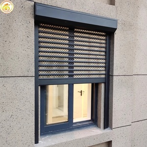 Fenêtres enroulables Fenêtre à volet roulant en aluminium et porte roulante Porte de <span class=keywords><strong>garage</strong></span> extérieure en aluminium - Product Image 3