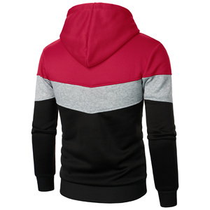 2026 High-Quality Wholesale for Europe and America Autumn and Winter Men's Color Match Color Fashion <strong>Hoodie</strong> Men's Casual <strong>Hoodie</strong> - Product Image 3