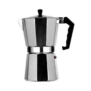 Cafetera Moka Clásica Estilo Italiano de Aluminio Pulido para 1/3/6/9/12 Tazas, Cafetera Espresso para Estufa - Product Image 1