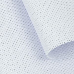 Tissu blanc de point de croix d'<span class=keywords><strong>Aida</strong></span> de 14 fils, tissu d'<span class=keywords><strong>Aida</strong></span> de polyester de coton pour la broderie - Product Image 4