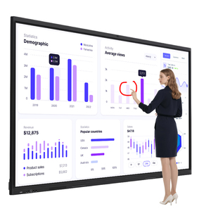 Pantalla Interactiva Inteligente con Pantalla Táctil LCD para Reuniones de 55 65 75 86 92 98 Pulgadas, Pizarra Electrónica - Product Image 1