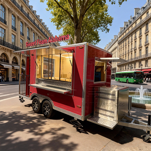 Carrito de Comida Móvil Comercial para Hot Dogs, Pizza, Doner Kebab, Hamburguesas, Tacos, Pollo Frito, Camión de Comida a Bajo <span class=keywords><strong>Precio</strong></span>, Remolque de Comida en Venta - Product Image 3