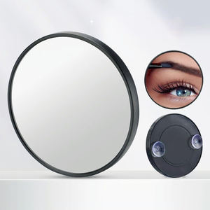 Mini miroir de maquillage en verre personnalisé en gros avec <span class=keywords><strong>grossissement</strong></span> 10X boîte de miroir de beauté à ventouse portable pratique emballage - Product Image 2