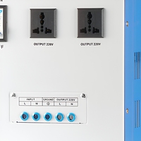 Régulateur de tension monophasé 5KVA en cuivre SVC entièrement automatique avec écran LCD 50Hz
