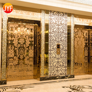 HH361 HHigh End ดาวสลักสแตนเลสแผ่นตกแต่งสำหรับลิฟท์ห้องโดยสาร Cladding - Product Image 1