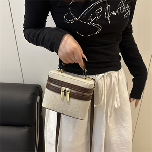 Borse a Spalla da Donna in Tela con Inserti, Grande Capacità, Sac à Main Femme, Vendita all'Ingrosso, Sunday Best 2026 - Product Image 2