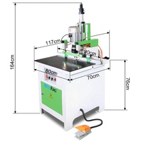 Nueva Máquina Perforadora de Madera Multi-eje Vertical y Horizontal Pequeña para Minifix, en Venta