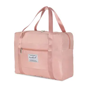 Hafta sonu için büyük kapasiteli moda seyahat çantası kolu çanta seyahat çantaları üzerinde taşımak