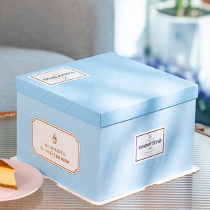 Bán buôn biểu tượng tùy chỉnh sang trọng tiệc cưới hộp bánh nướng bánh sinh nhật bao bì - Product Image 2