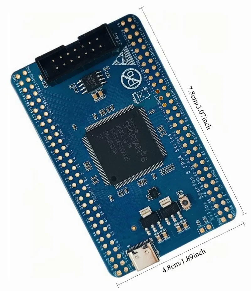 Xilinx  FPGA  XC6SLX9-2TQG144I スパルタン6 XILINX Spartan6 FPGA Core Board - Open Source Development
