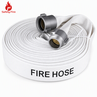 Tuyau d'incendie en PVC 15m/30m avec armoire/vanne pour lutte contre l'incendie (incendies de classe A/B) – Installation facile – Offre Spéciale