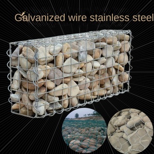 <span class=keywords><strong>Grillage</strong></span> gabion carré soudé électriquement, très demandé, pour protection de talus et traitement des rivières, en fil de fer plastifié - Product Image 3