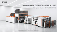Ligne d'extrusion de film PE haute performance de 2600 mm, machine d'étirage multicouche
