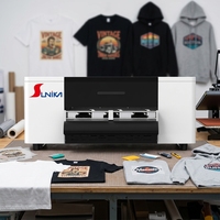 Imprimante DTF Sunika 300MM XP600 avec circulation automatique d'encre blanche F1080 pour l'impression de vêtements
