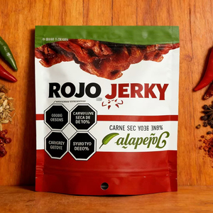 Bolsas de Plástico Mate Personalizadas con Cierre de 3 Lados y Ziplock para Empacar Chiles en Polvo, Snacks y Carne, con Orificio - Product Image 2