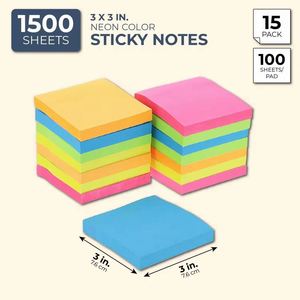 Bloc de Notas Adhesivas Personalizadas, Notas Autoadhesivas, Notas Adhesivas para Índice, Bloc de Notas Adhesivas, Papelería Escolar, Pegatinas de Papel - Product Image 2