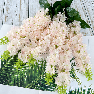 Nuovi arrivi artificiale 7 stelo Hyacinthus Bouquet Home Party <span class=keywords><strong>fiori</strong></span> decorativi san valentino festa della mamma Decor - Product Image 3