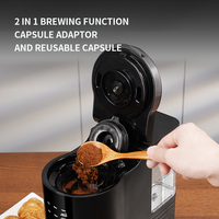 Cafetière K Cup Pod glacée et chaude pour machine à café K Cup et capsule moulue