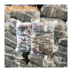 Nhà Máy Cung Cấp Trực Tiếp Chứng Khoán Pakistan Sử Dụng Anh Trường Giày Màu Đen Cho Trẻ Em Trong Bale Thứ Hai Tay Giày Giỏ Bóng Sneaker - Product Image 4