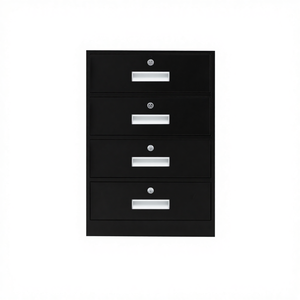 ตู้ลิ้นชัก 4 ชั้น ตู้ข้างเตียง ตู้เก็บเอกสารโลหะ ตู้เตี้ย เหมาะสำหรับใช้ในครัวเรือนและ<span class=keywords><strong>โรงแรม</strong></span> - Product Image 1