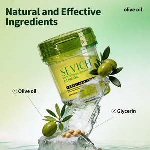<span class=keywords><strong>Gel</strong></span> Coiffant Liquide Marque Blanche 236ml à l'Huile d'Olive Bio Lissant et Fixant <span class=keywords><strong>pour</strong></span> <span class=keywords><strong>Cheveux</strong></span>, Logo Personnalisé <span class=keywords><strong>pour</strong></span> Femmes - Product Image 5