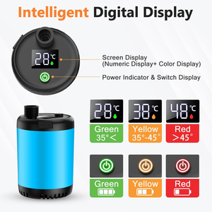 Cabezal de ducha eléctrico recargable portátil de 7800mAh, bomba de ducha, pantalla Digital inteligente, senderismo, playa, limpieza de mascotas, viaje - Product Image 5