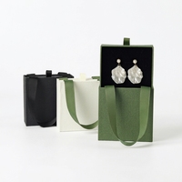 Boîtes de rangement pour bijoux en carton imprimé de luxe ZXF, personnalisées avec logo, 9*9*3.5cm, ensemble de boîtes cadeaux