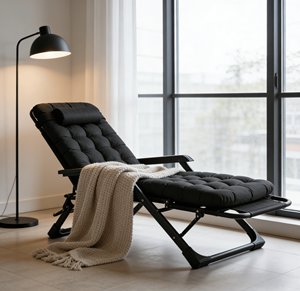 Fauteuil inclinable moderne et pliable, gain de place, rembourré, pour salon, bureau, ou salle <span class=keywords><strong>d</strong></span>'étude, ajustable, vente en gros - Product Image 4