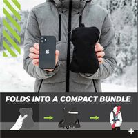 Nouvel Arrivage SLY Harnais d'Entraînement Durable pour Ski/Snowboard pour Enfants, Rétractable, en Polyester, Fermeture Éclair, Sûr et Portable