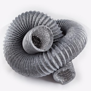 PVC Telescopic Composite Exhaust Duct 10m Flexible Round Aluminum Foil Cloth Kitchen Ventilation Hose Industrial HVAC Parts - Product Image 2
