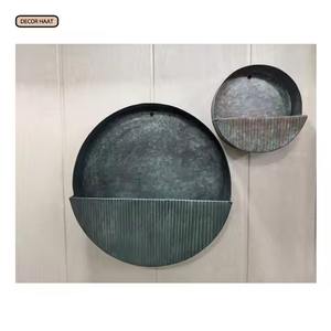 Vente en gros Ensemble de deux jardinières murales galvanisées personnalisées faites à la main en métal de qualité supérieure - Product Image 4